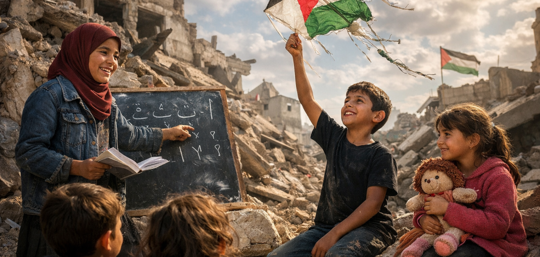 حين يصبح التمسك بالحياة فعلًا يوميًا في وجه الإبادة… تنتصر الطفولة الغزّية - ديانا جمال - بصائر