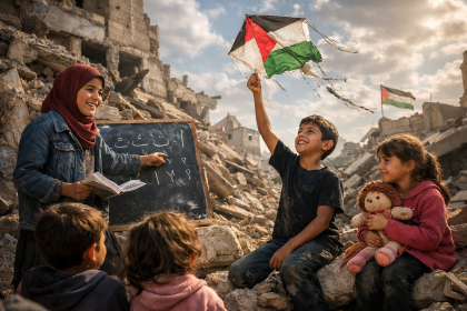 حين يصبح التمسك بالحياة فعلًا يوميًا في وجه الإبادة… تنتصر الطفولة الغزّية - ديانا جمال - بصائر