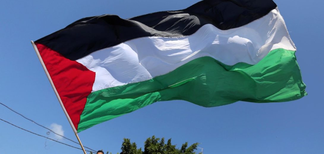 Palestinians take part during a protest against the United States decision earlier this year to stop funding and backing the United Nations Relief and Works Agency (UNRWA), in conjunction of the General Debate of the 73rd session of the General Assembly