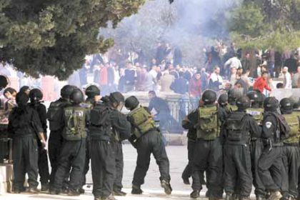 CLASHES ON TEMPLE MOUNT IN JERUSALEM